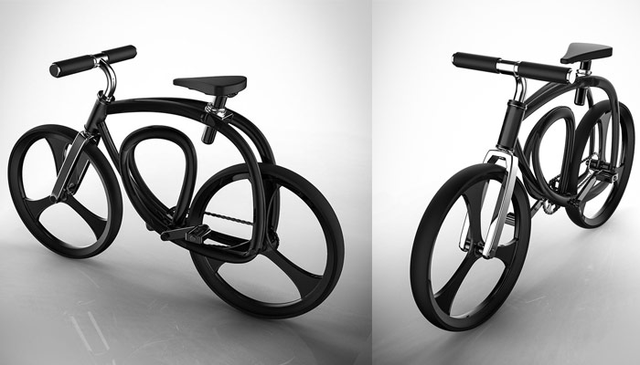 futuristic bicycle