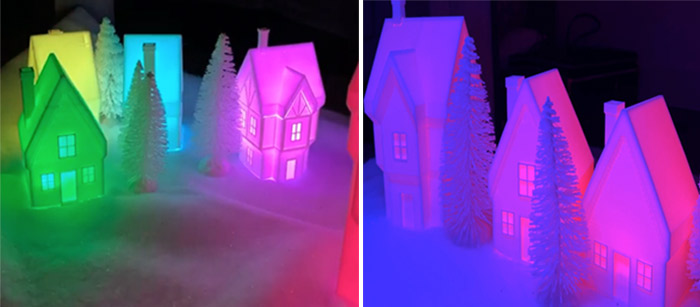 villaggio natale stampato in 3d