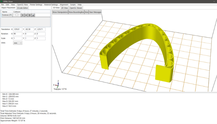 stampante 3D pellet