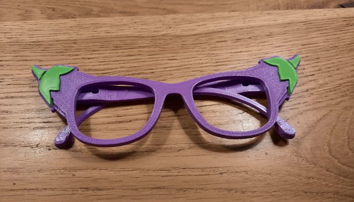 impresión 3D carnaval gafas