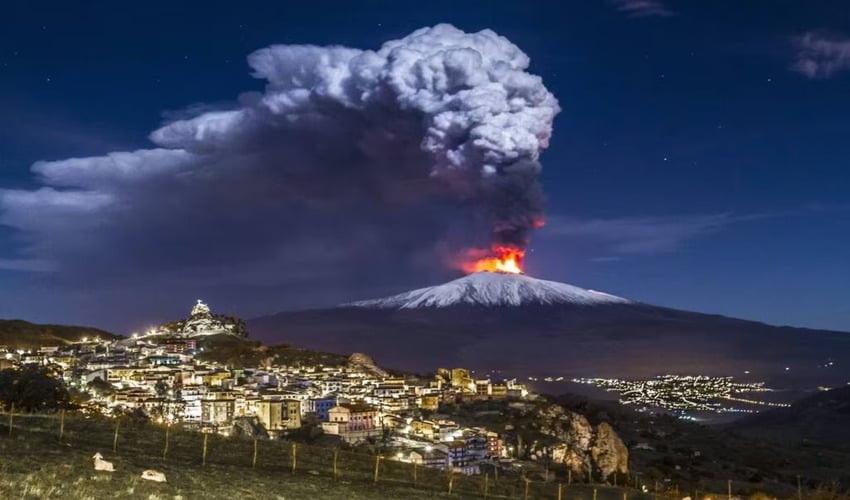 Etna ashes