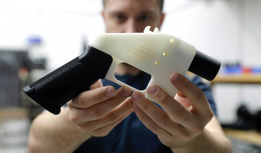 armes imprimées en 3D