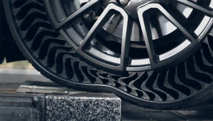 The punctureless, aireless tire from Michelin