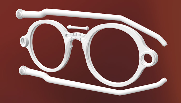 lunettes imprimées en 3D