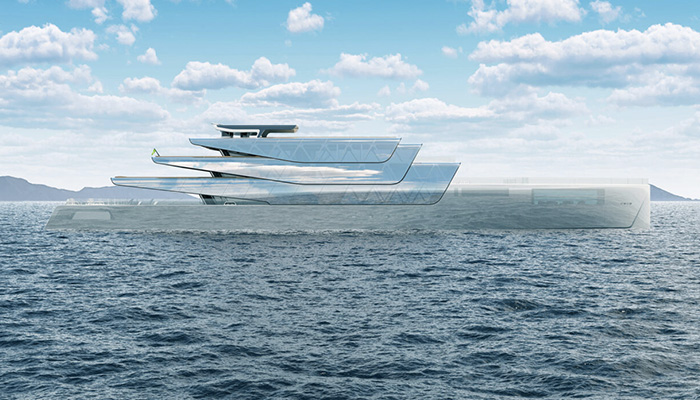 3D-gedruckte Yacht