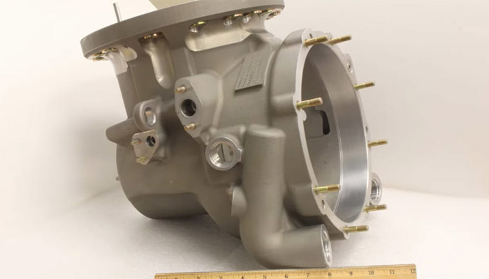 A metal 3D printed gearbox for a Boeing Chinook helicopter