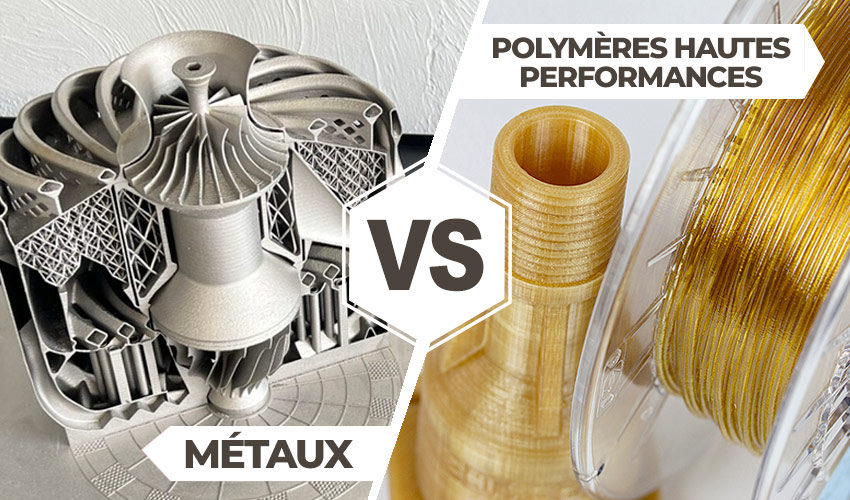 Polymère haute performance vs métal : quel matériau d'impression