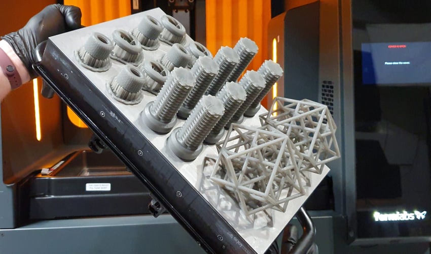 Pièces imprimées en résine en 3D
