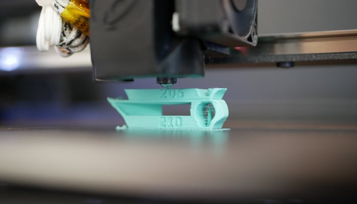 Printing a temperature tower