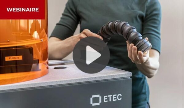 WEBINAIRE : comment rationaliser le processus de production de pièces industrielles en impression 3D avec la technologie DLP ?