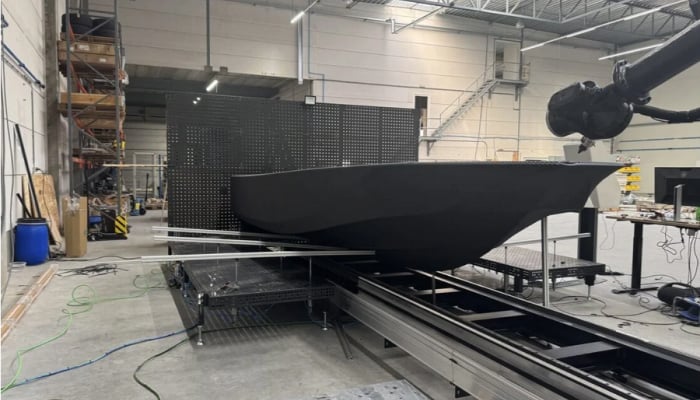 Impression 3D d'une coque de bateau