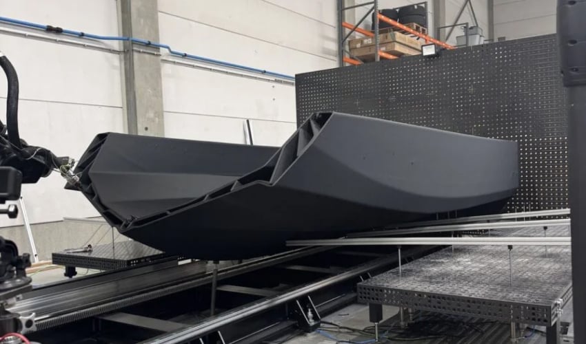 Impression 3D d'une coque de bateau