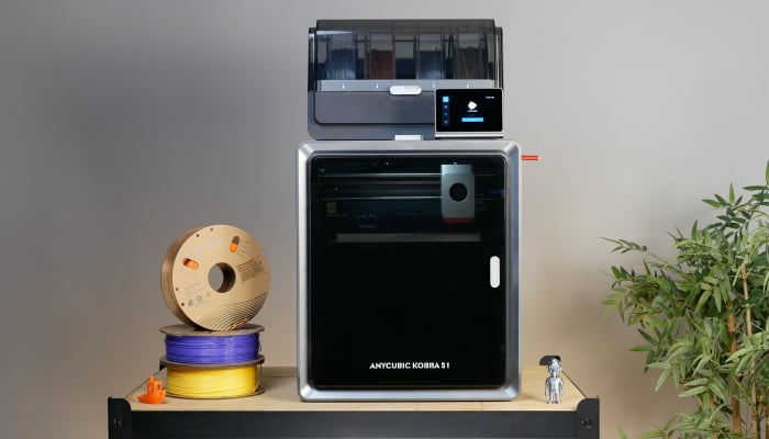 L'Anycubic Kobra S1 et son ACE Pro de face