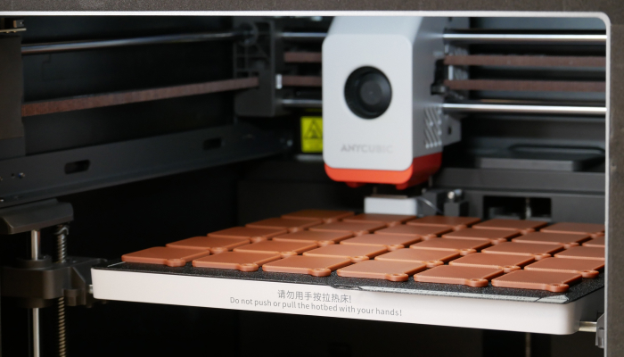 Un plateau de porte-clefs imprimés en 3D