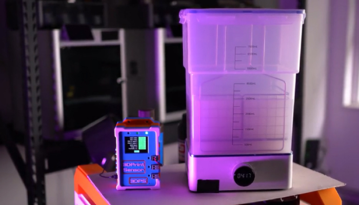 3D Print Sensor avec un bac d'alcool isopropylique
