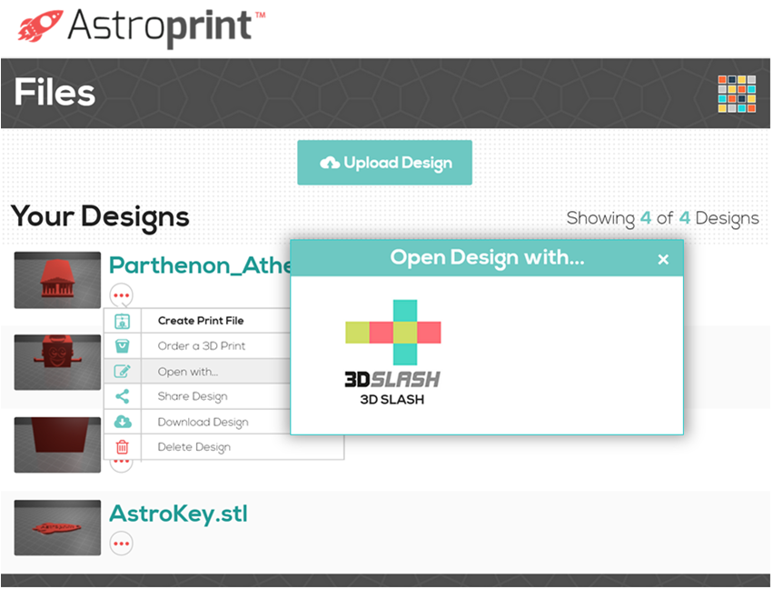 Astroprint 3D slash 2