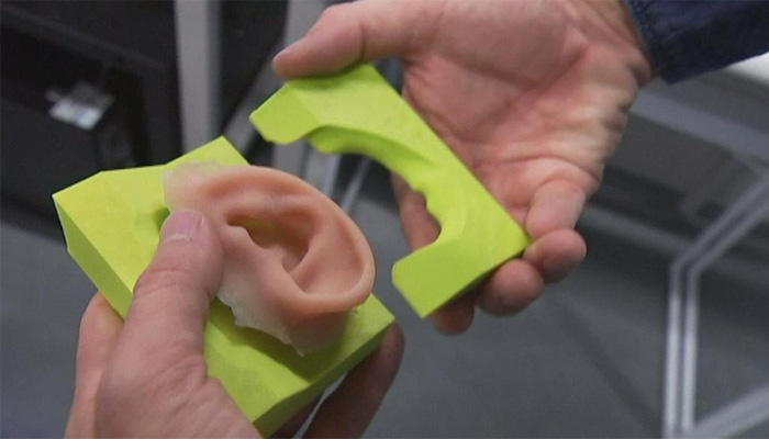 orecchio stampato in 3d