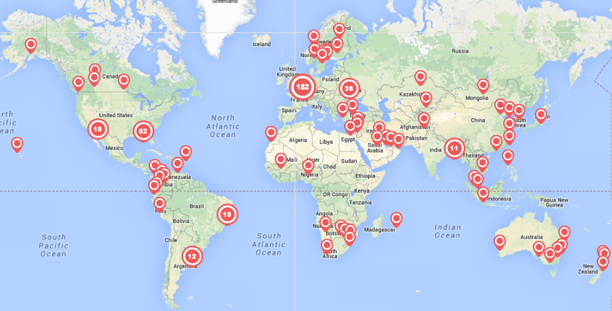 Un réseau mondial de plus de 2000 imprimantes 3D