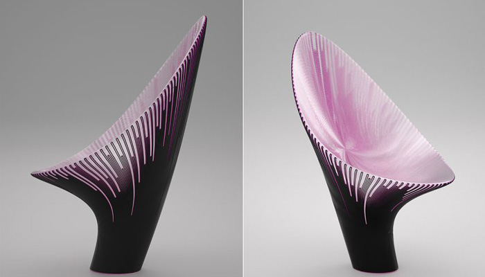 chaises imprimées en 3D