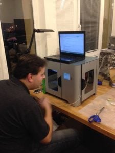 L'imprimante 3D DeeGreen en action