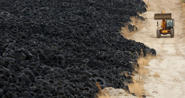 Les pneus abandonnés demeurent une problématique pour l'environnement