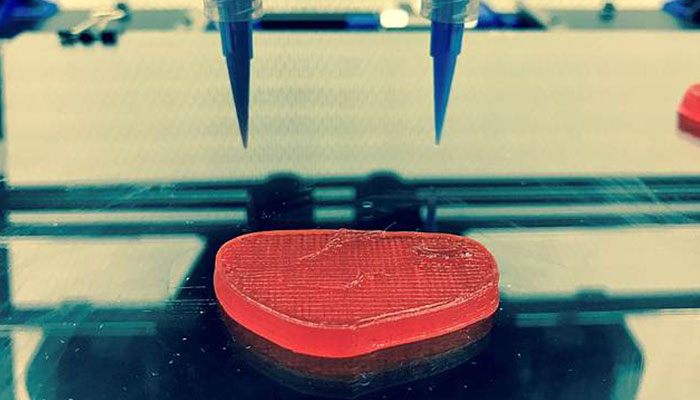 steak imprimé en 3D