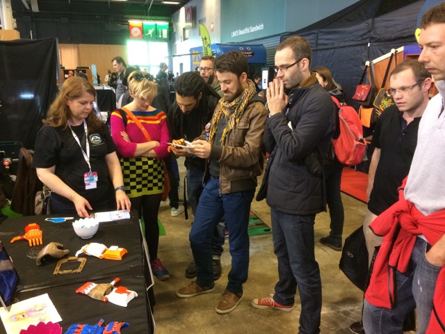 Le grand public a pu découvrir le projet lors de la Maker Faire Paris