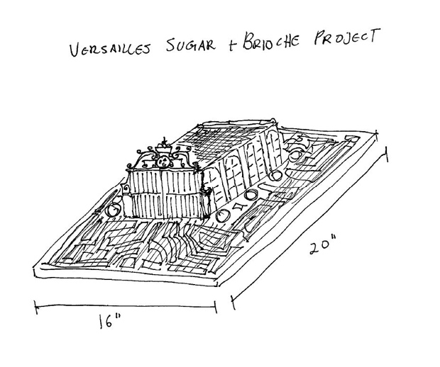 Le croquis original du chef