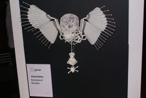 Le 3D Printshow, c'était aussi l'occasion de voir les oeuvres de l'artiste Josh Harker