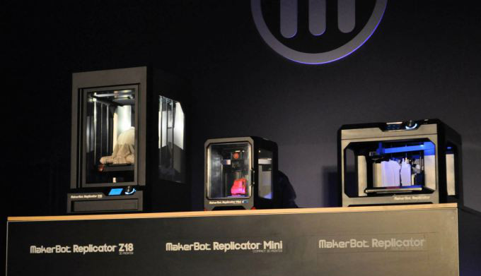 La présentation des nouvelles imprimantes de MakerBot lors du CES Las Vegas