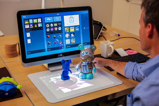 Le PC Sprout permet de scanner en 3D depuis la surface de travail