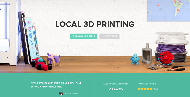 La plateforme 3D Hubs veut connecter l'ensemble des propriétaires d'imprimantes 3D sur son site