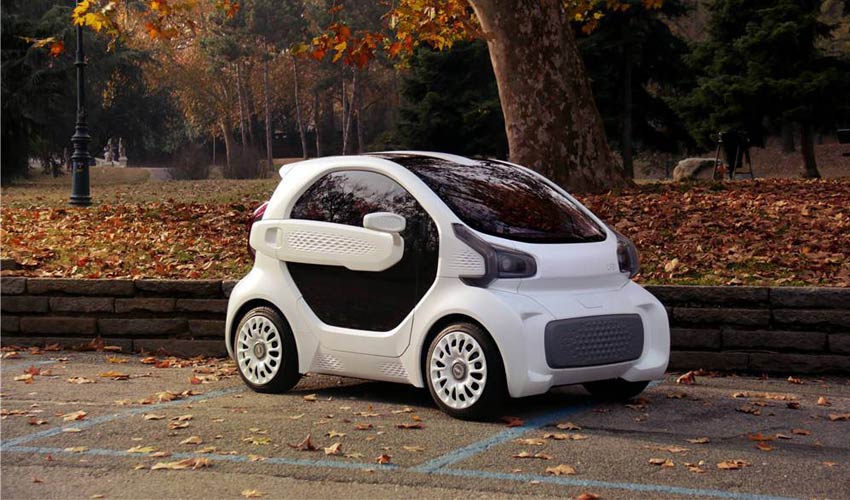 voiture électrique imprimée en 3D