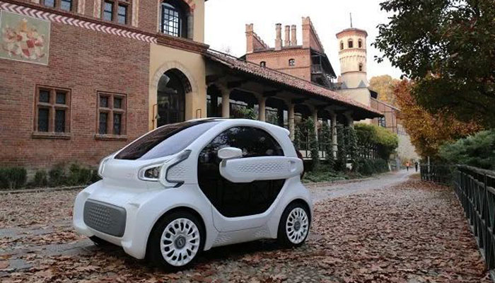 electric car printed in 3D