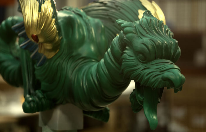 dragons imprimés en 3D