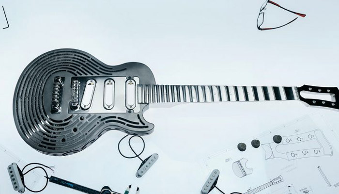 guitare imprimée en 3D