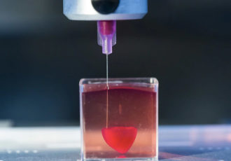 coeur imprimé en 3D