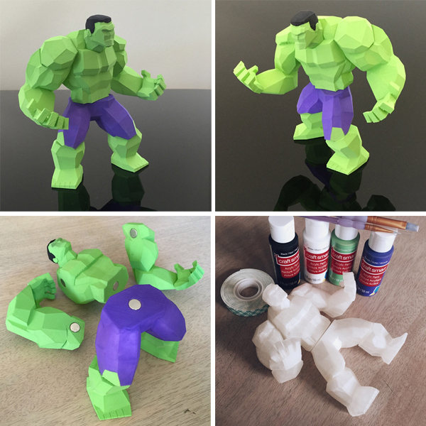 10. Le Hulk en Low Poly 