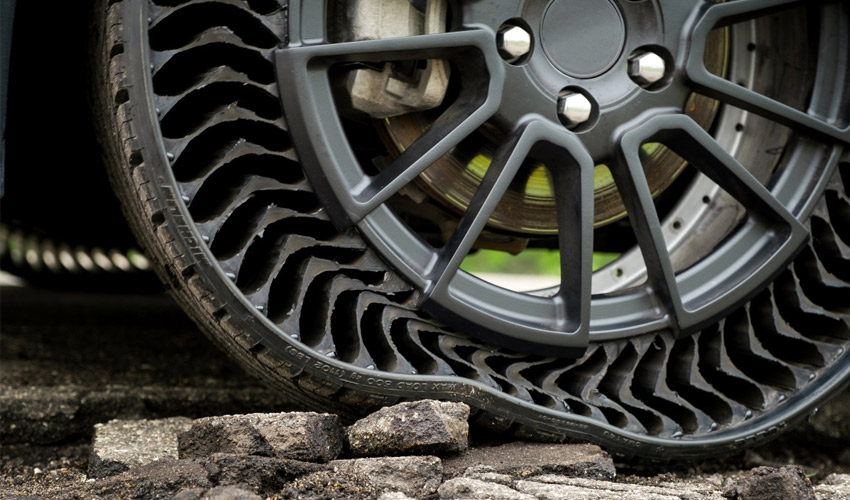 Uptis Le Pneu Sans Air De Michelin Pourrait Etre Imprime En 3d 3dnatives