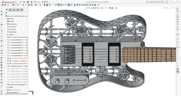 guitare aluminium