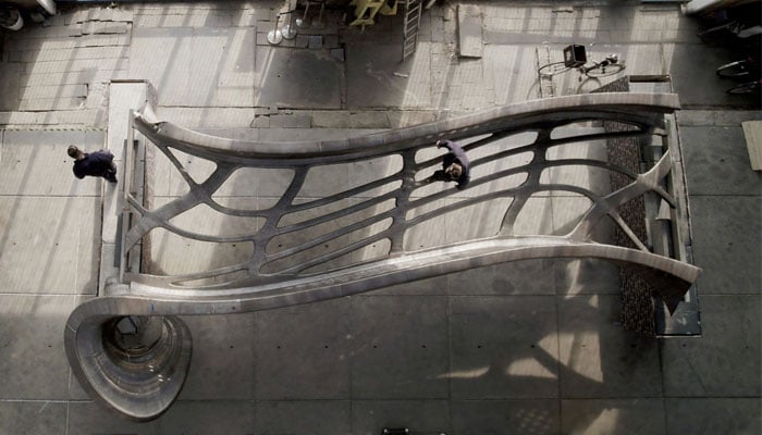 A Amsterdam, ce pont en acier imprimé en 3D réinvente la