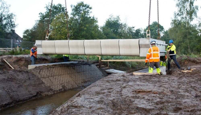 pont en béton imprimé en 3D