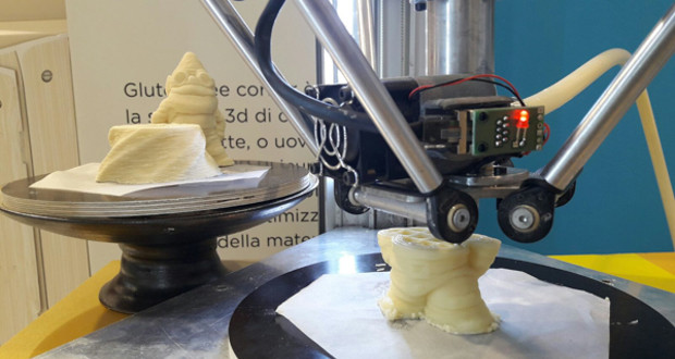 aliments sans gluten imprimés en 3D