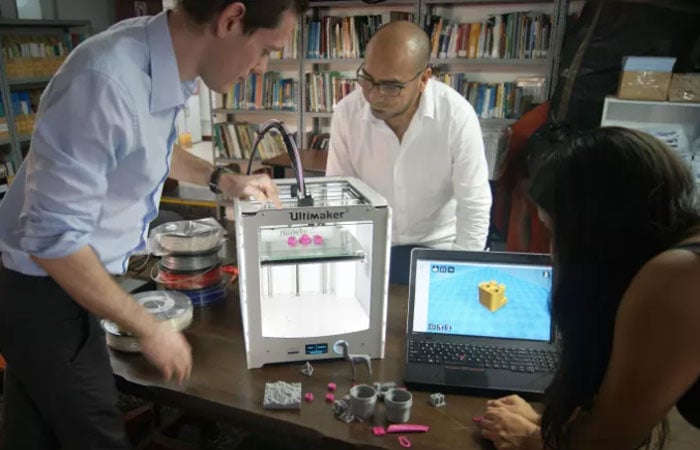 3D printing higher education