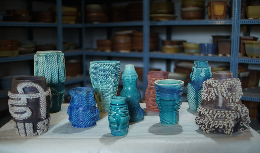 vases imprimés en 3D