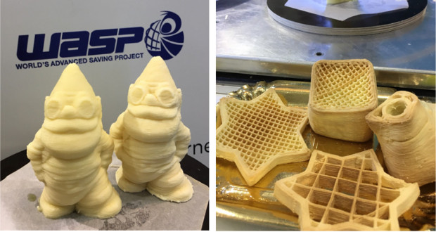 aliments sans gluten imprimés en 3D